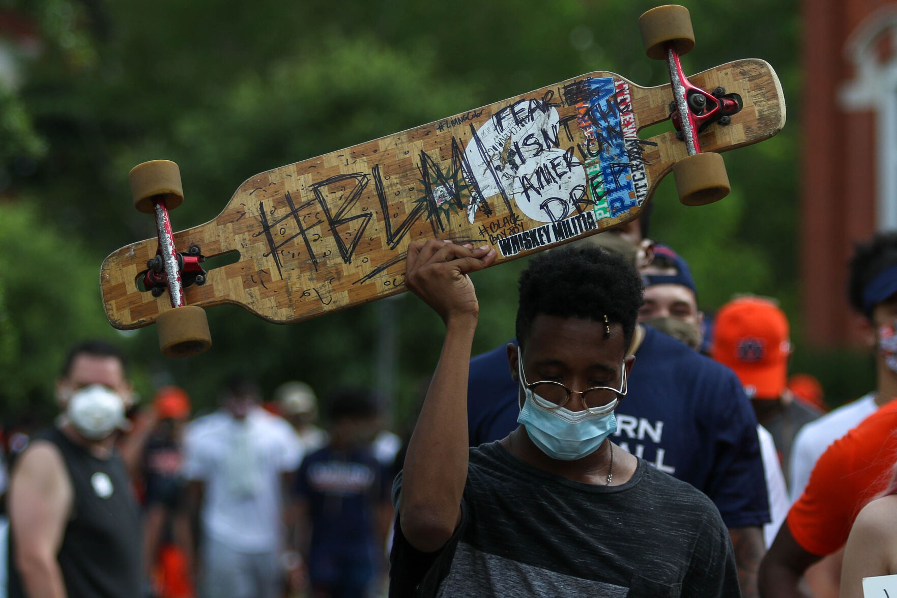 Auburn Students & Community for Change protest and march